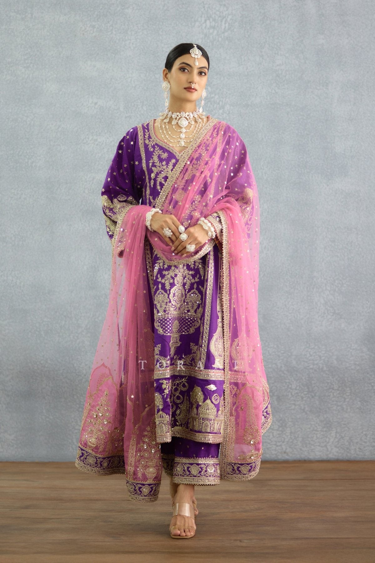 Banafsha Aqeela Kurta Set