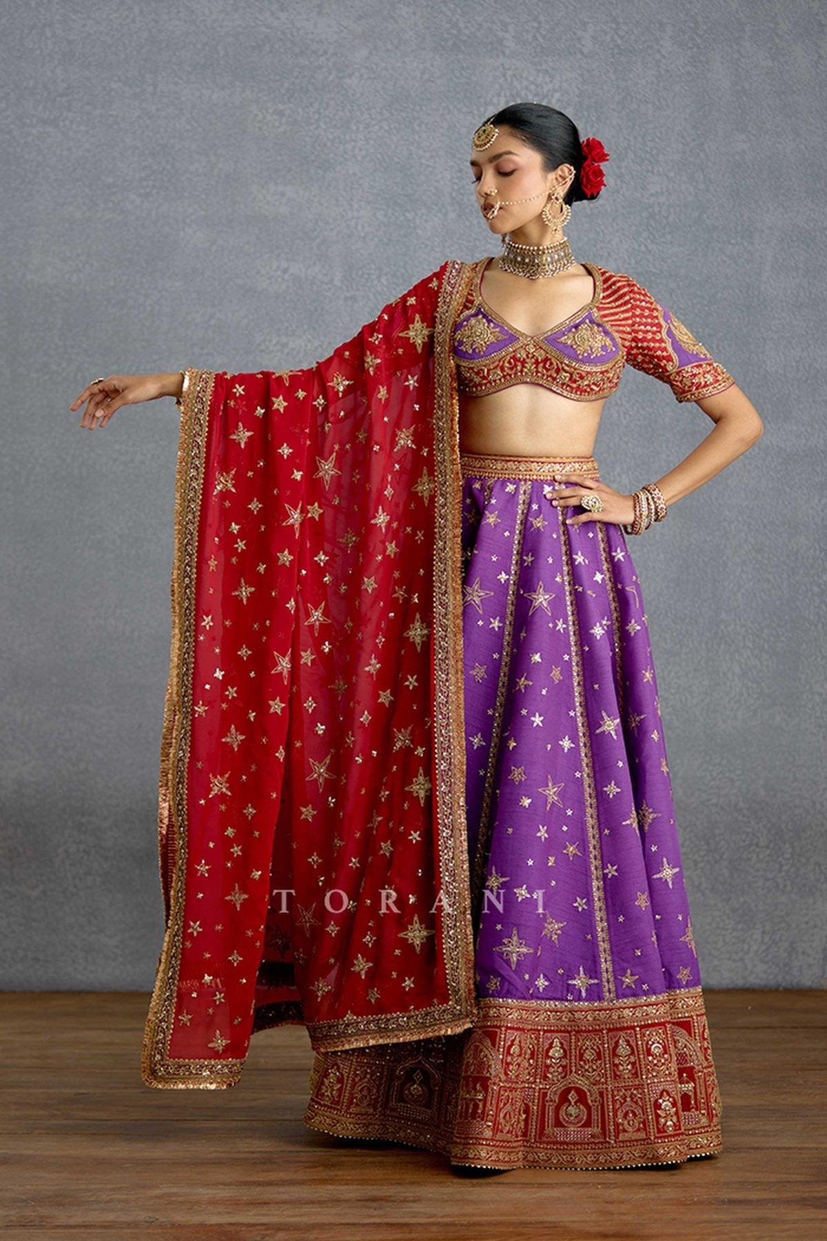 Banafsha Zehra Aks Lehenga Set