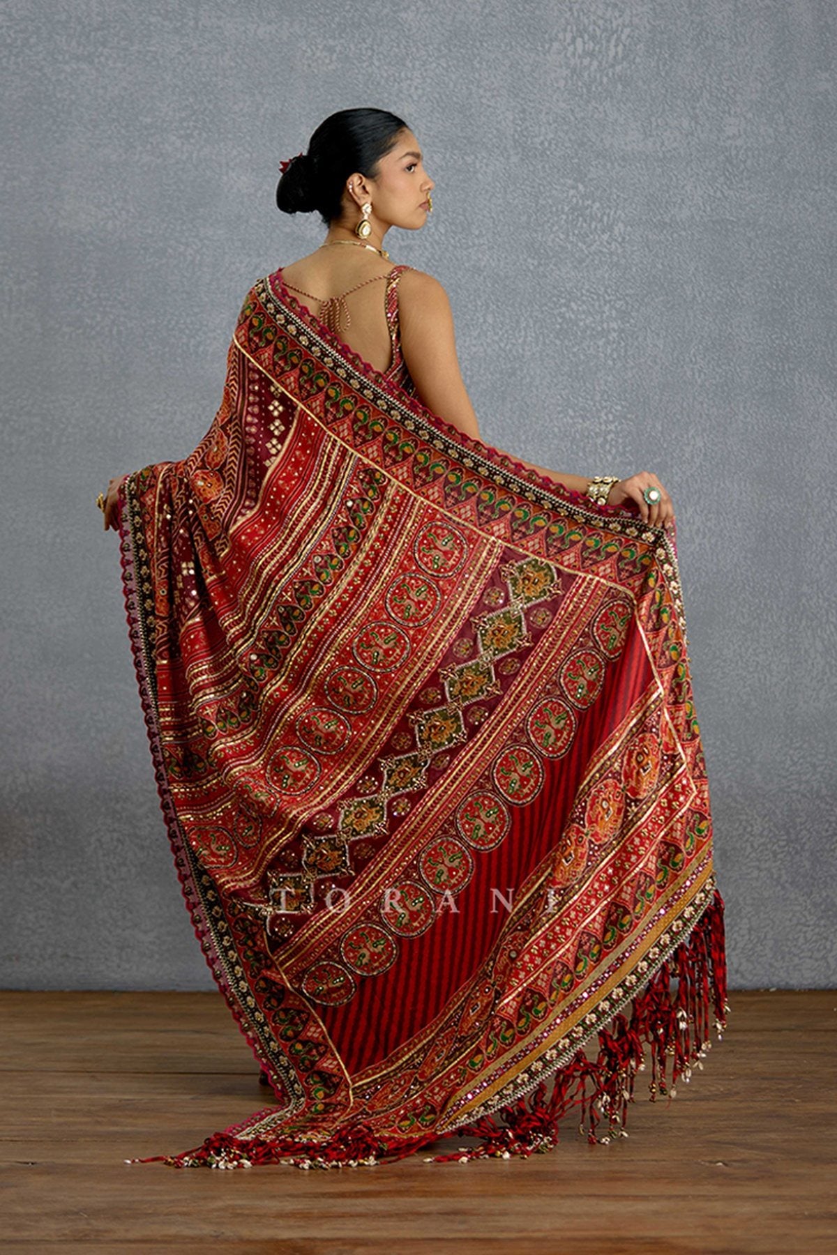 Chitrita Jinal Mirali Saree