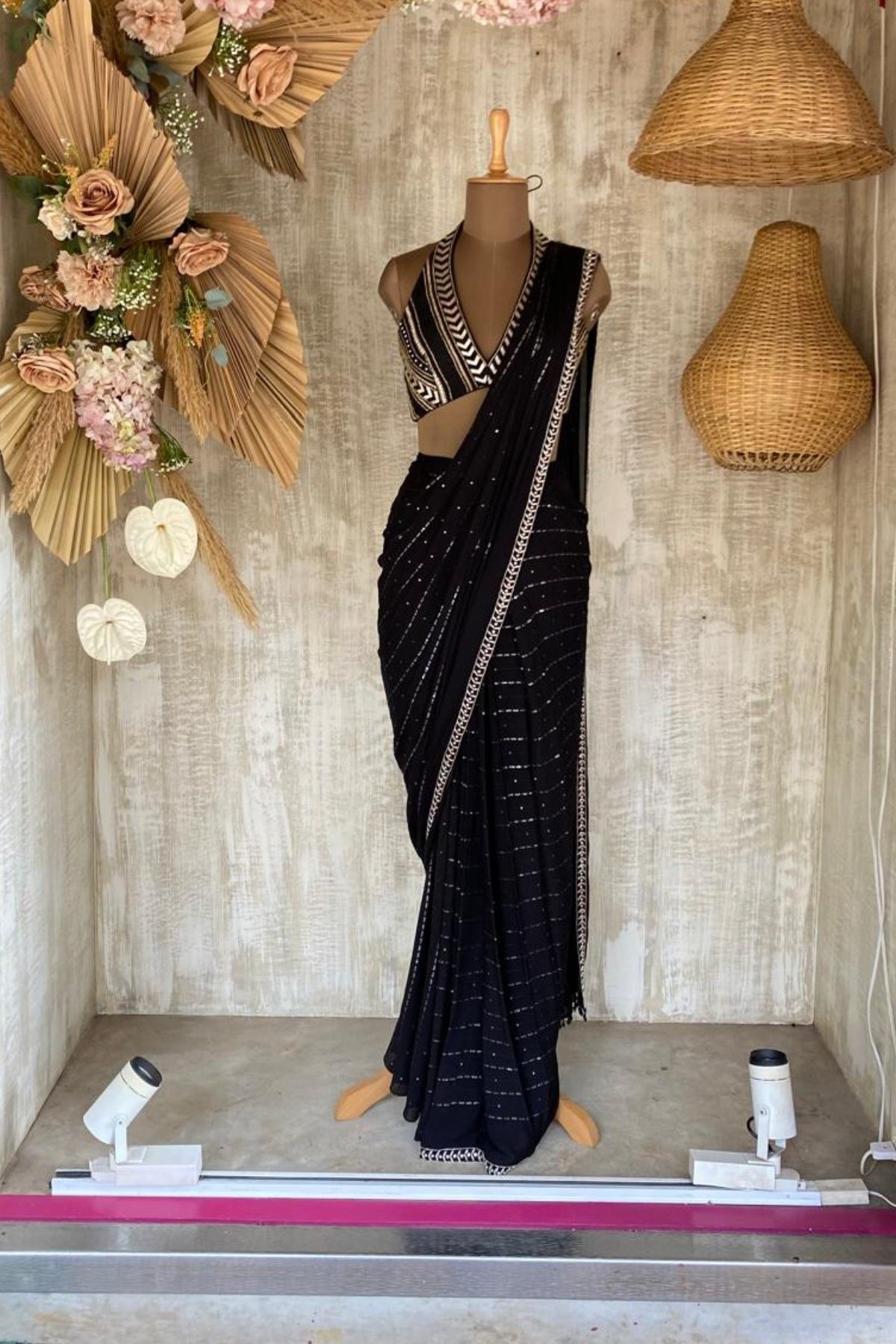 Deeksha khurana in galaxy pre drape saree