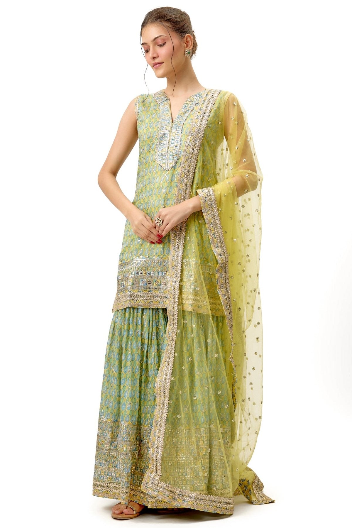 Dhruvi Sharara Set