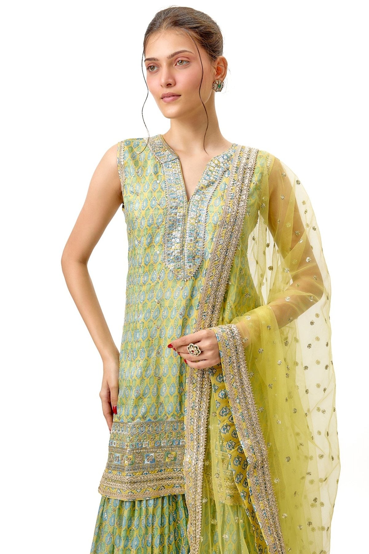 Dhruvi Sharara Set
