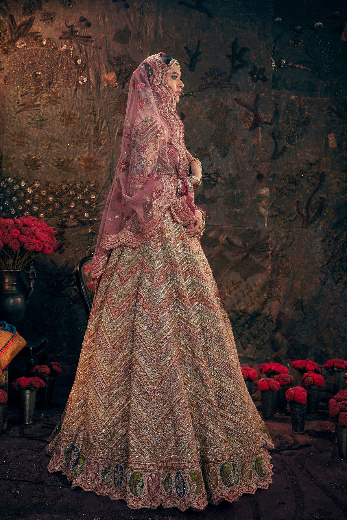 Earthy Pink Lehenga Set