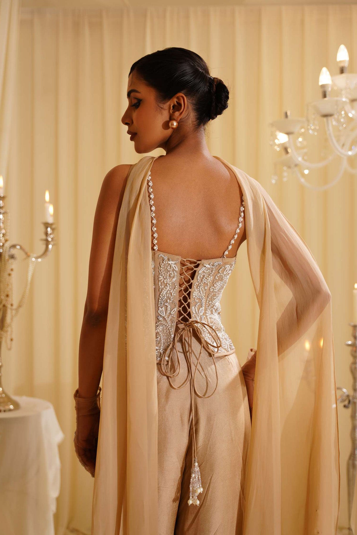 Elsie corset and pants set