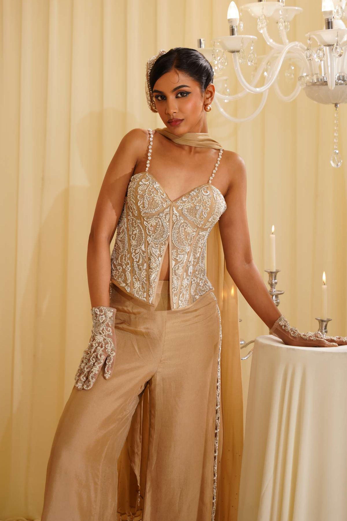 Elsie corset and pants set