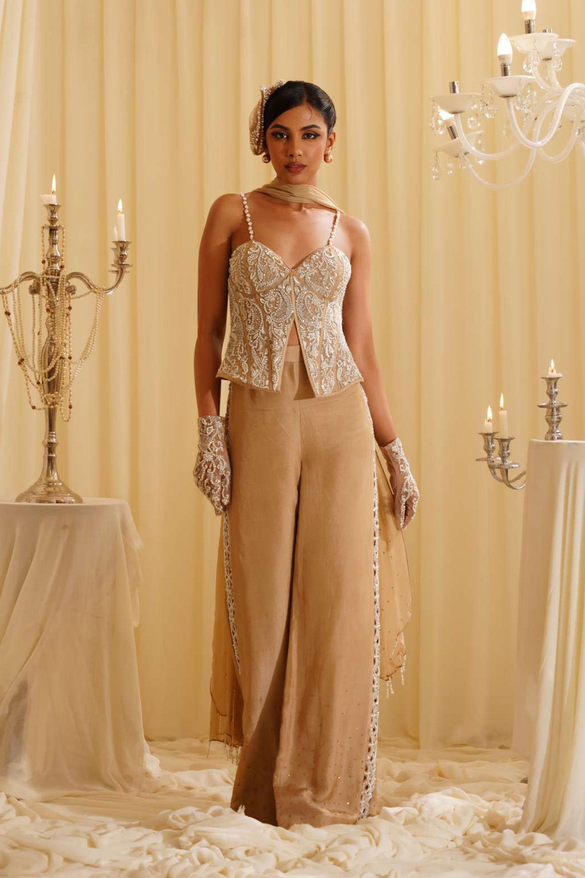 Elsie corset and pants set