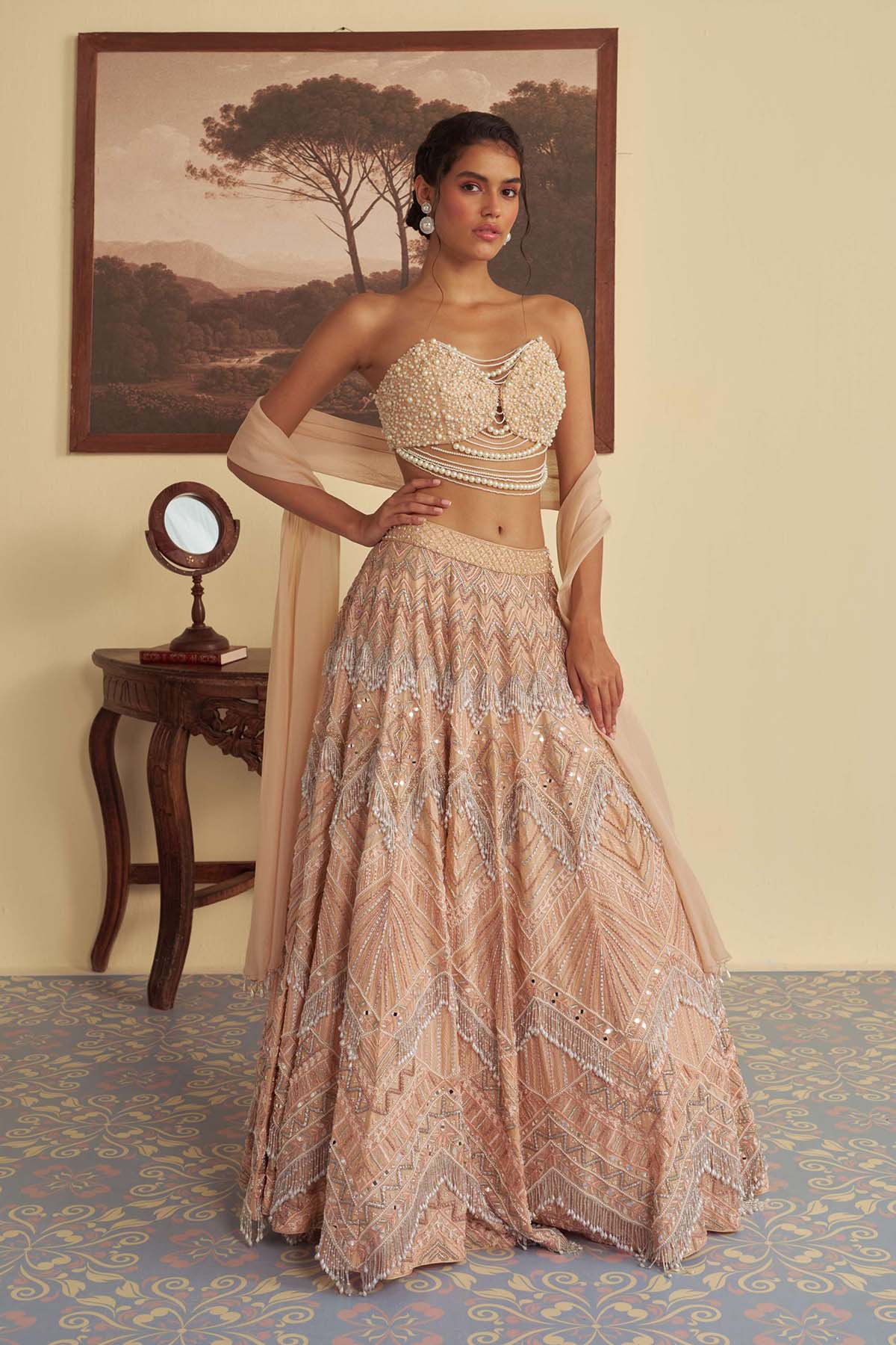 Evelina Pearl lehenga