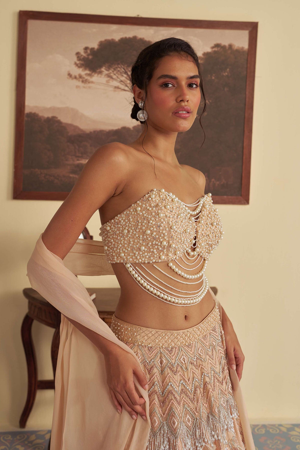 Evelina Pearl lehenga