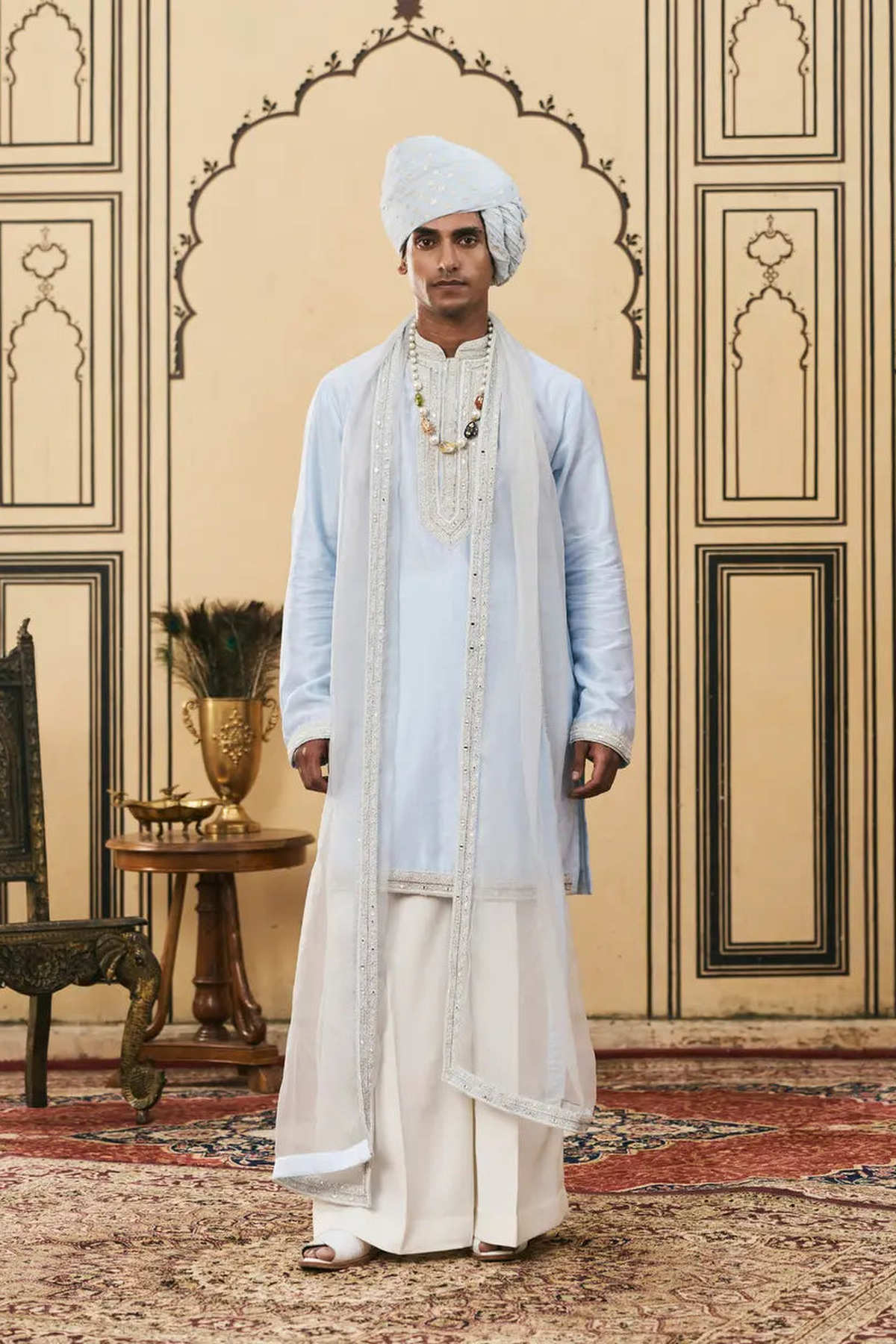 Falsai Chanderi Kurta Set
