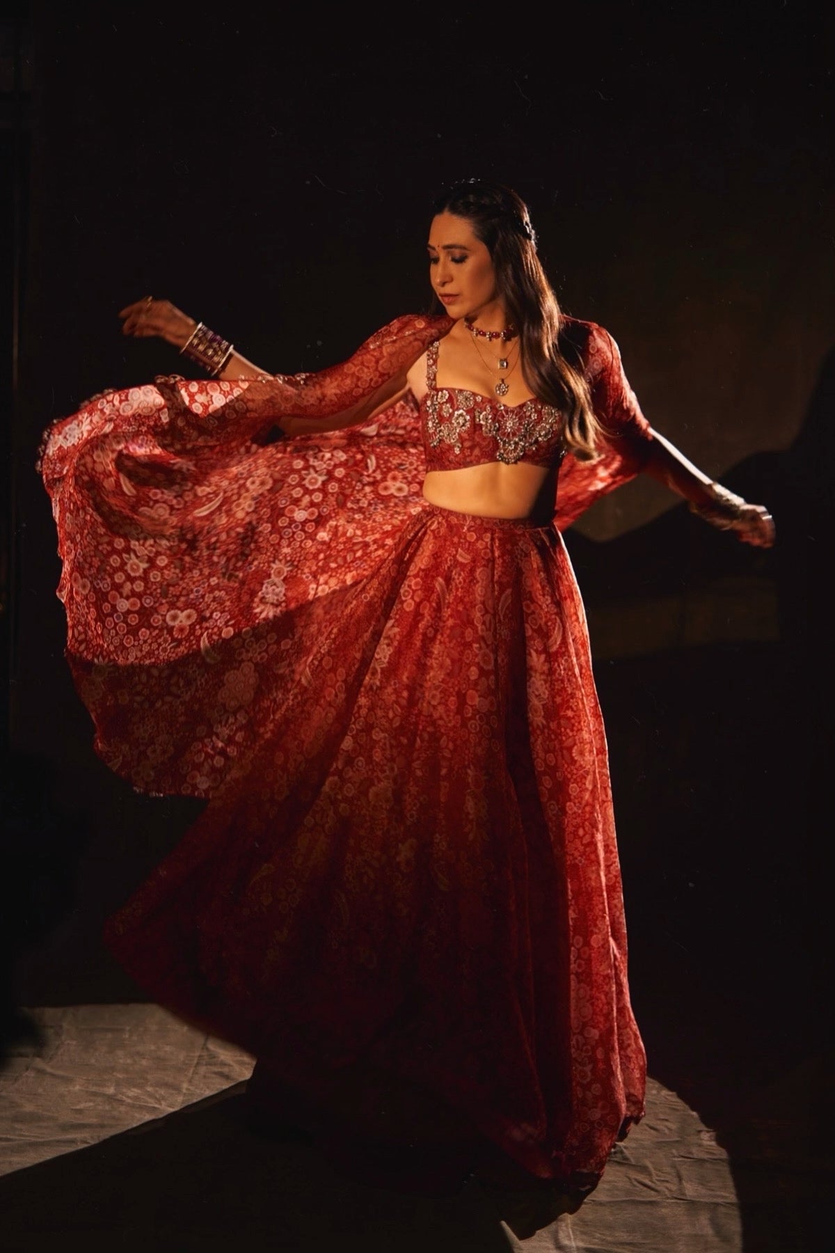 Karisma Kapoor In Ziba Lehenga Set-RTS