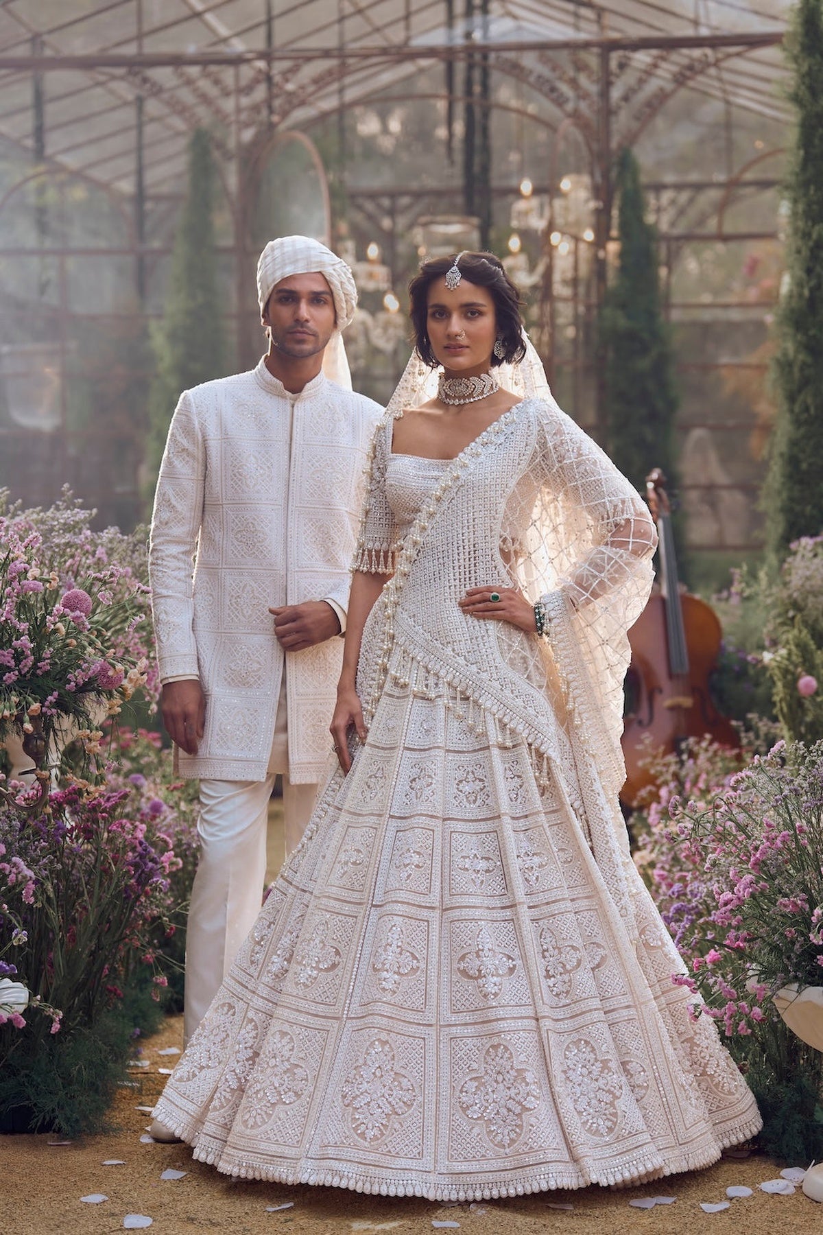 Geometric Lehenga Set
