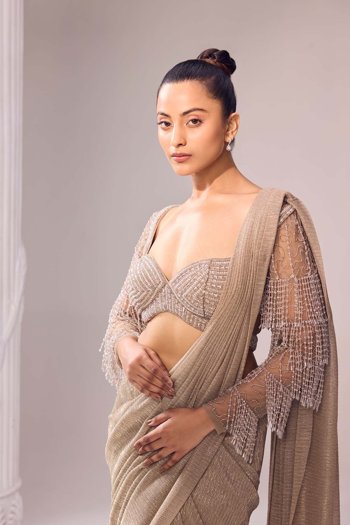 Pryanka Tendulkar in Glits Saree
