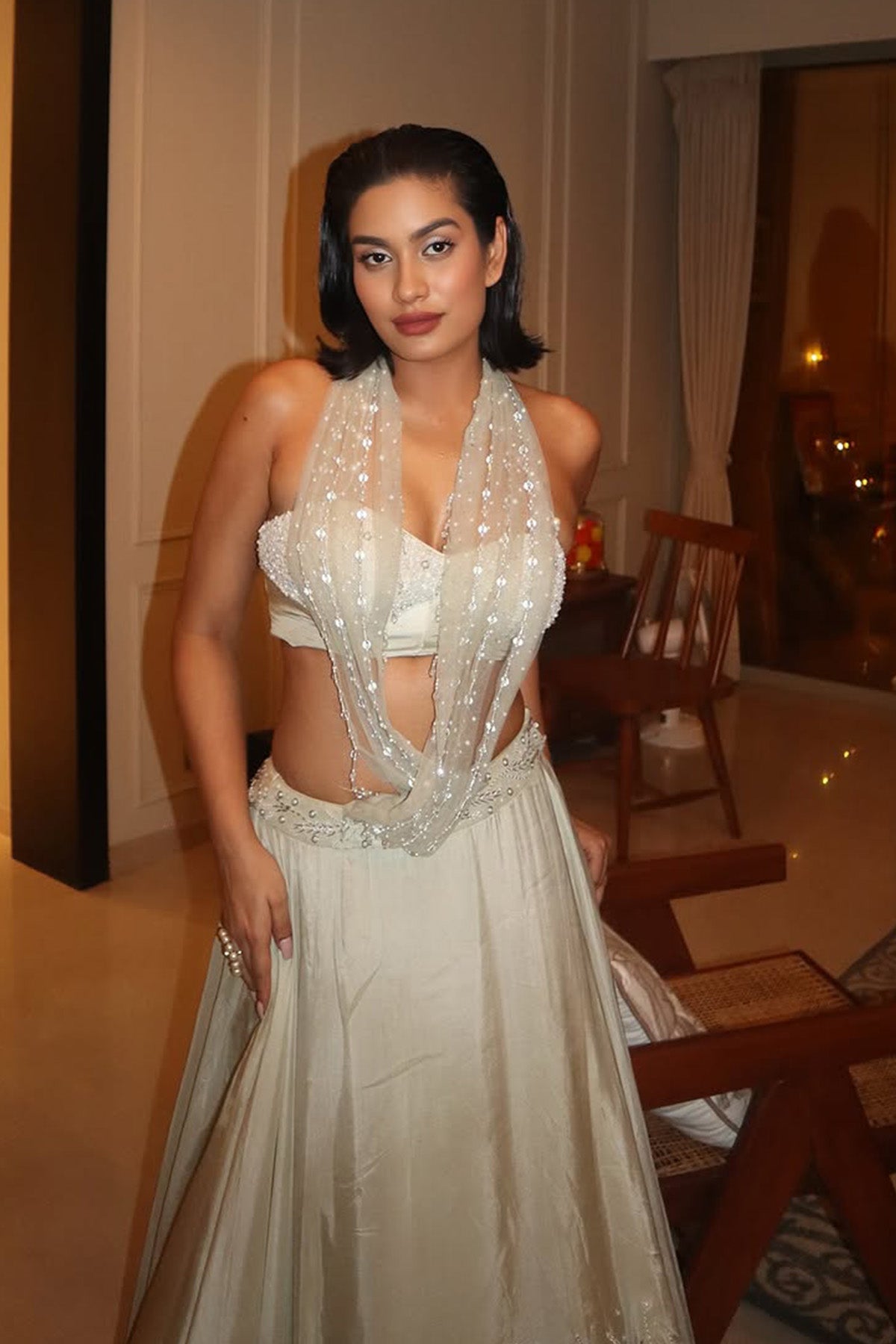 Pryanka Tendulkar in Glits Saree