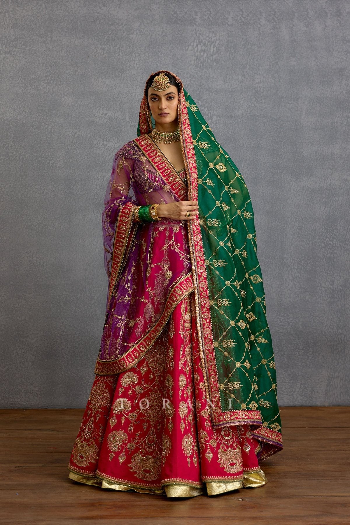 Gul-Rang Malika Lehenga Set
