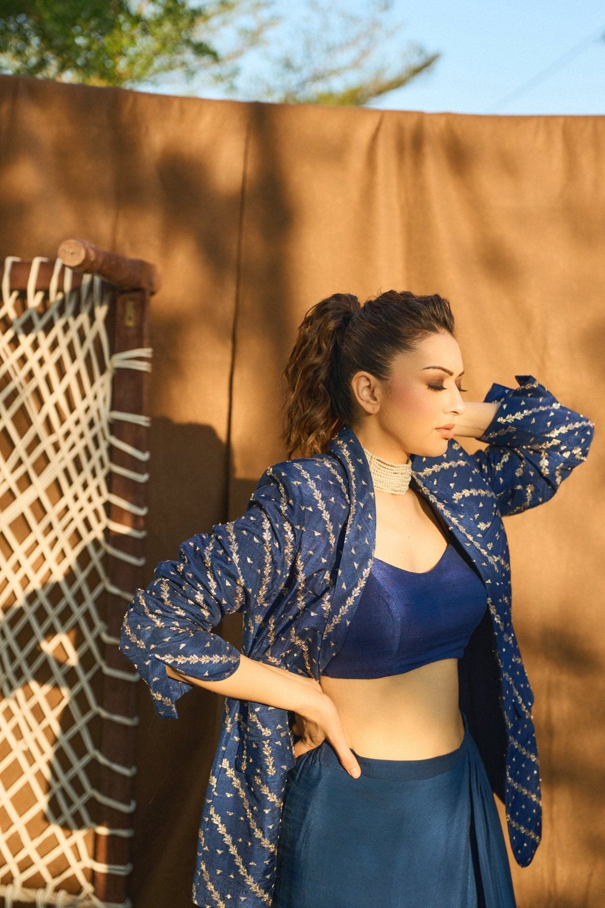 Hansika Motwani in Lena Blazer