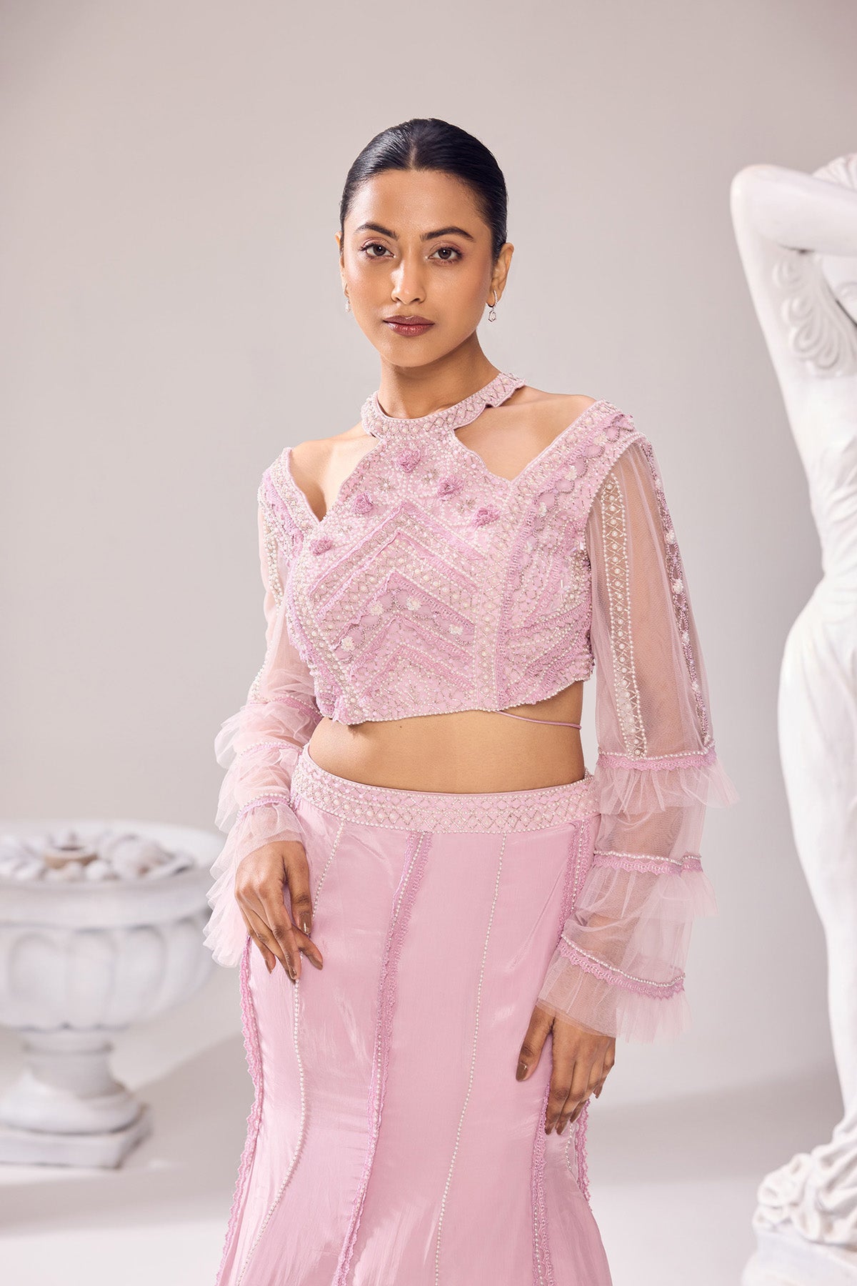 Harmony Fishcut lehenga set