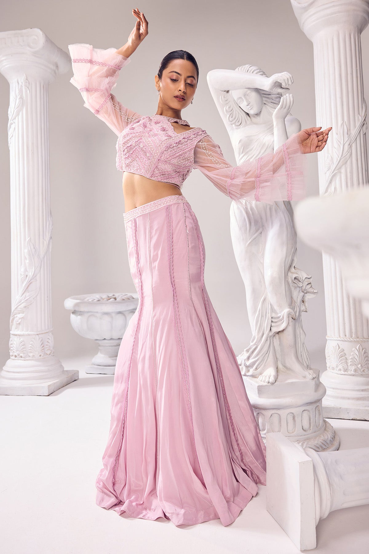 Harmony Fishcut lehenga set