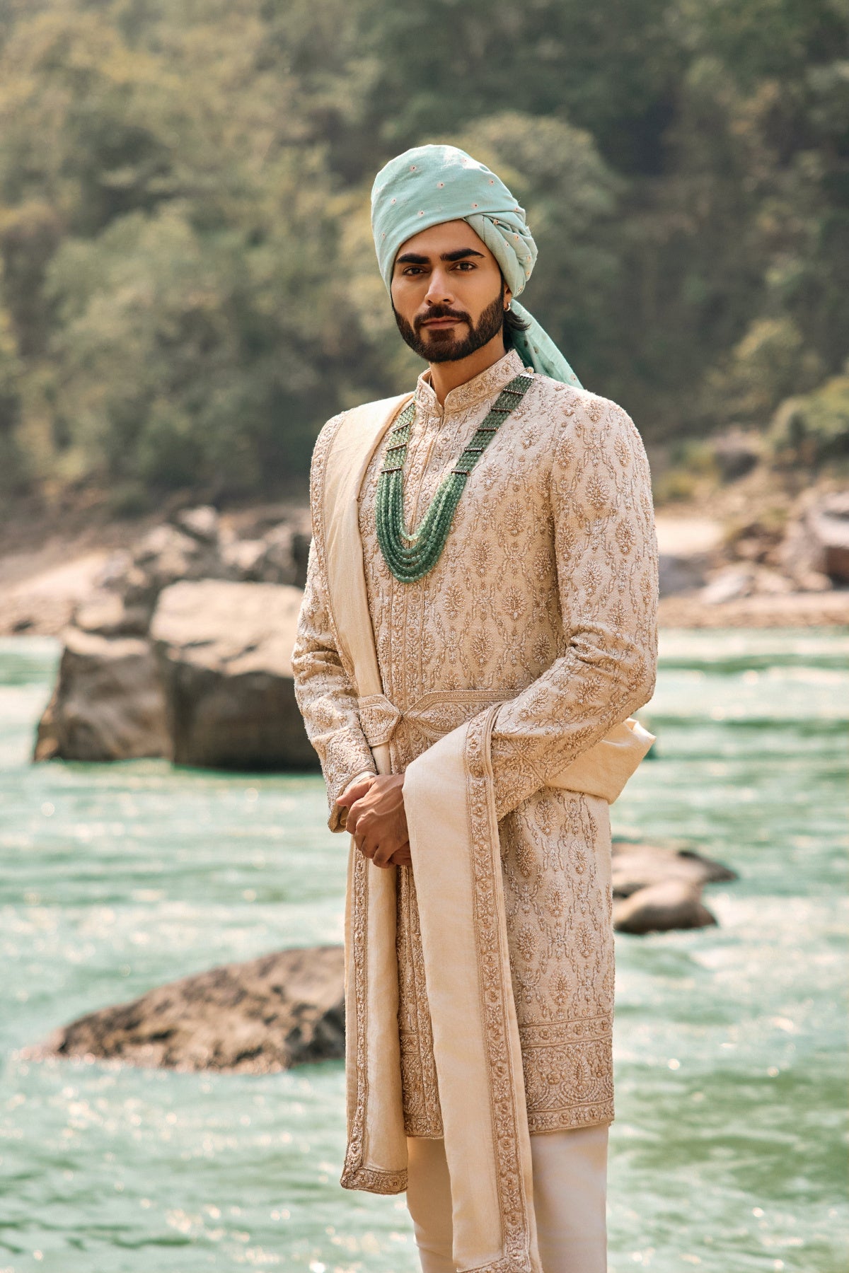 Ivory Regalia Sherwani Set