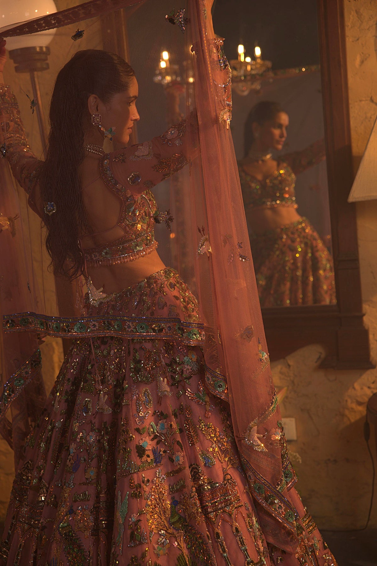 Multi Color Lehenga Set