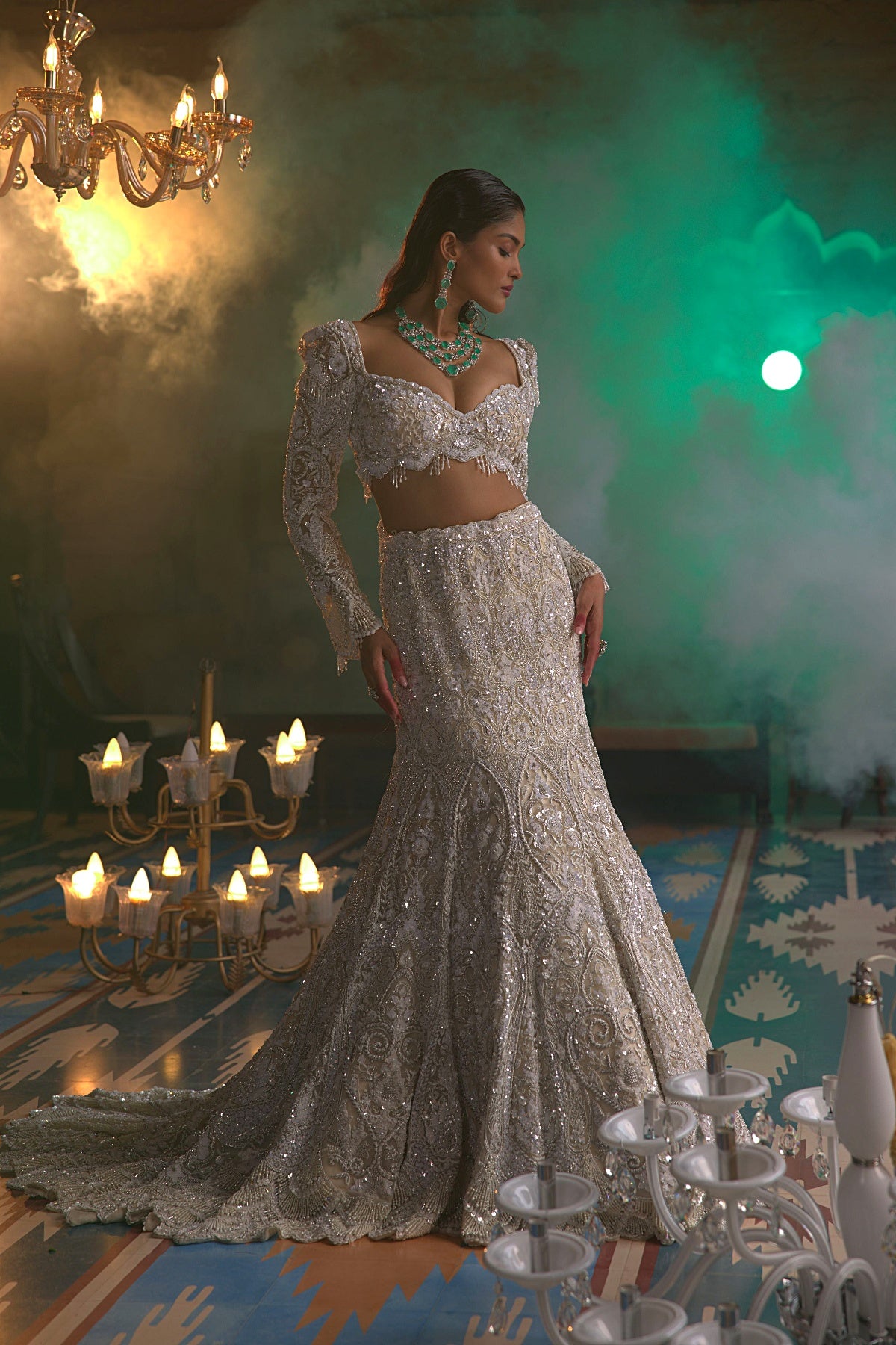 Fish Cut Lehenga Set
