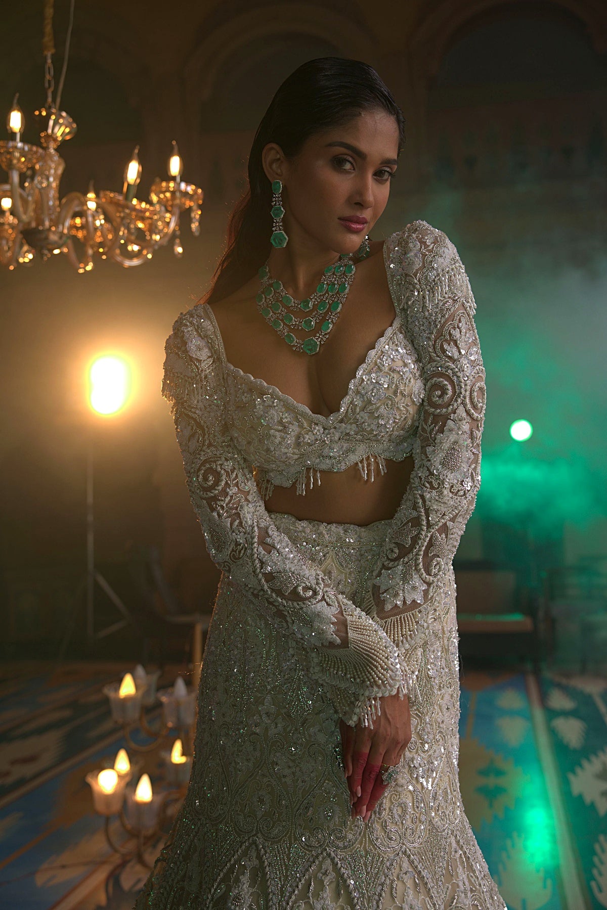 Fish Cut Lehenga Set