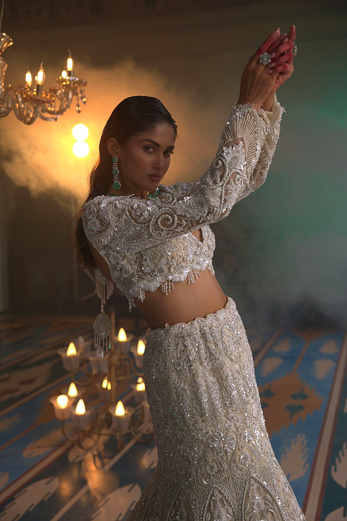 Fish Cut Lehenga Set
