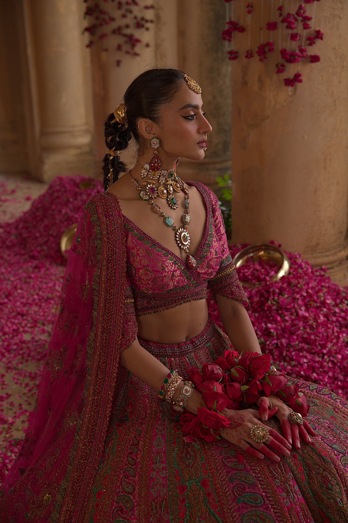 PINK LEHENGA SET