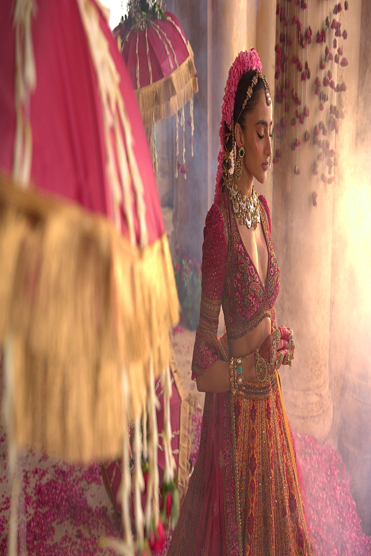 MUSTARD LEHENGA SET