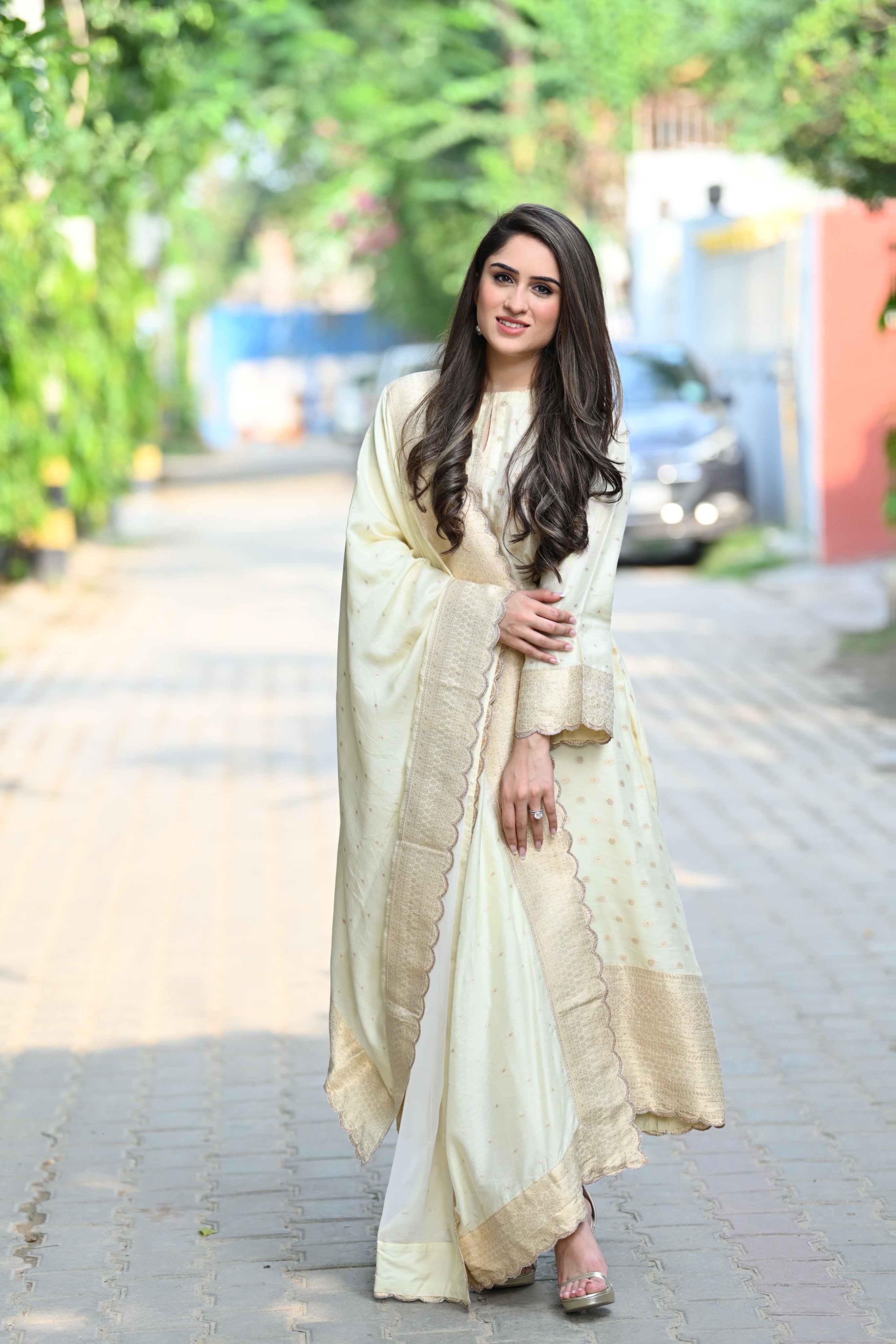 THE NAMEH SCALLOPED SUIT