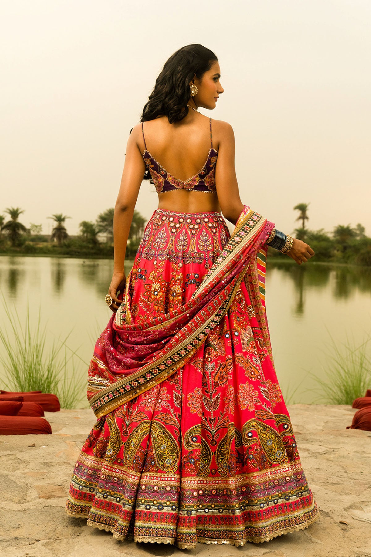 Mayyur Lehenga set