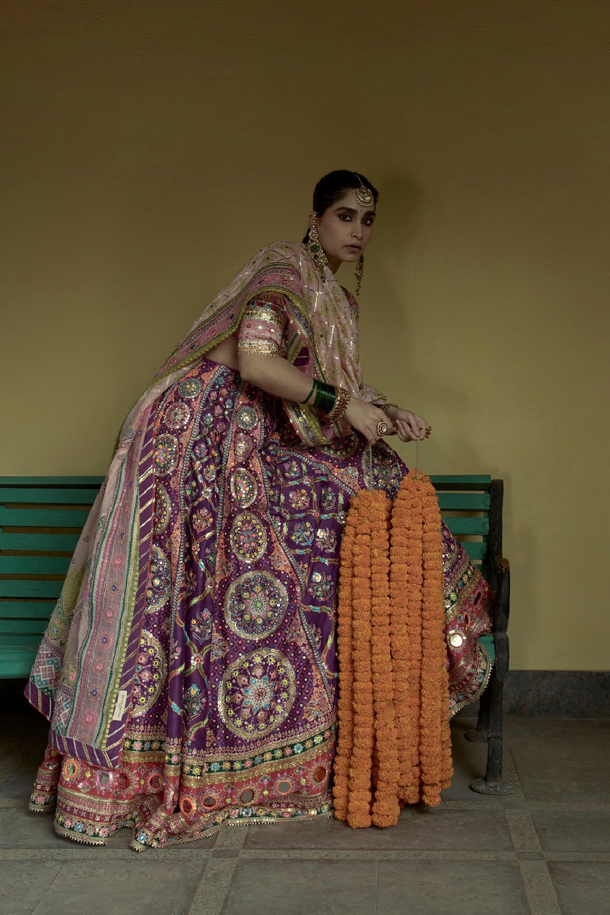 Mayyur Lehenga set