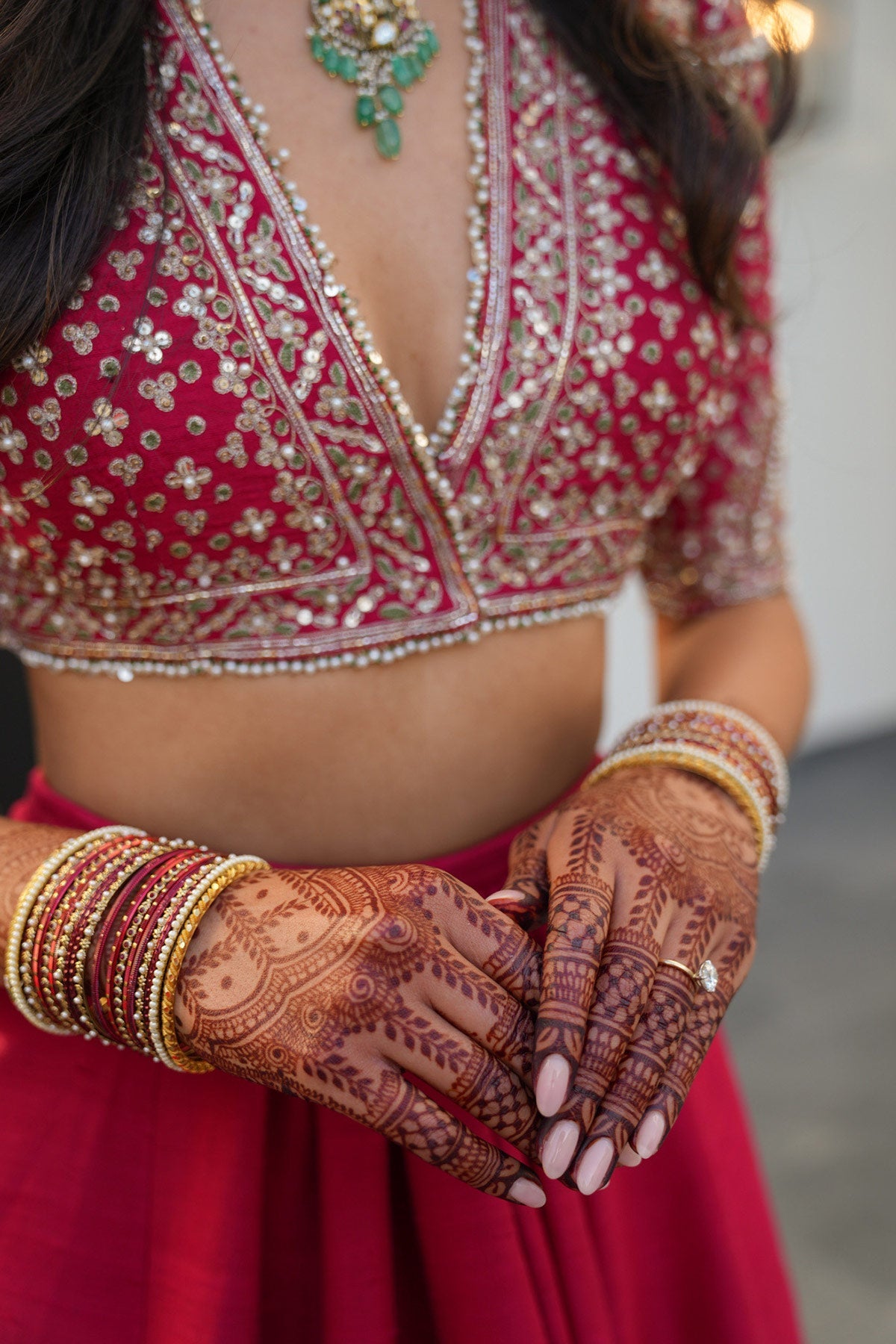 SAI SANDHU IN MOGA LEHENGA SET