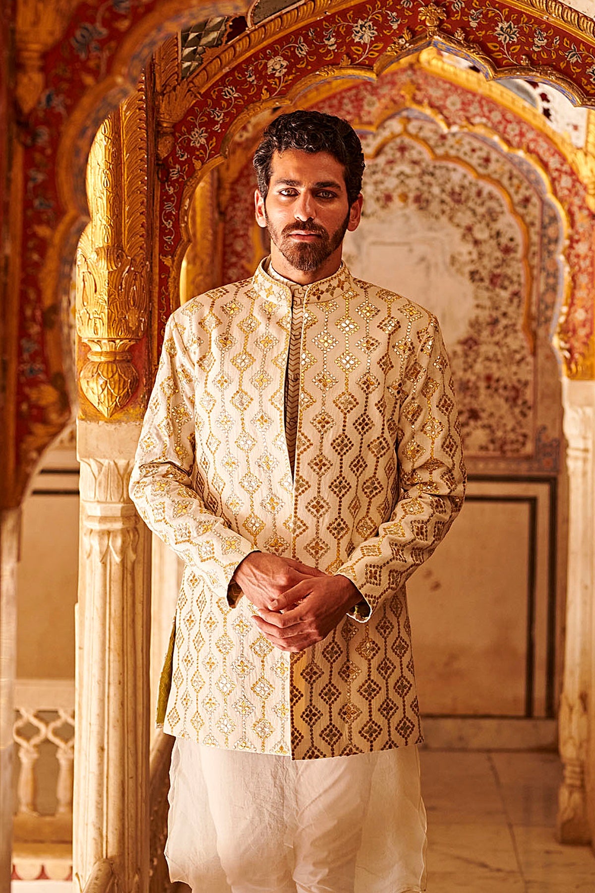 Kausar Kaftan sherwani Set