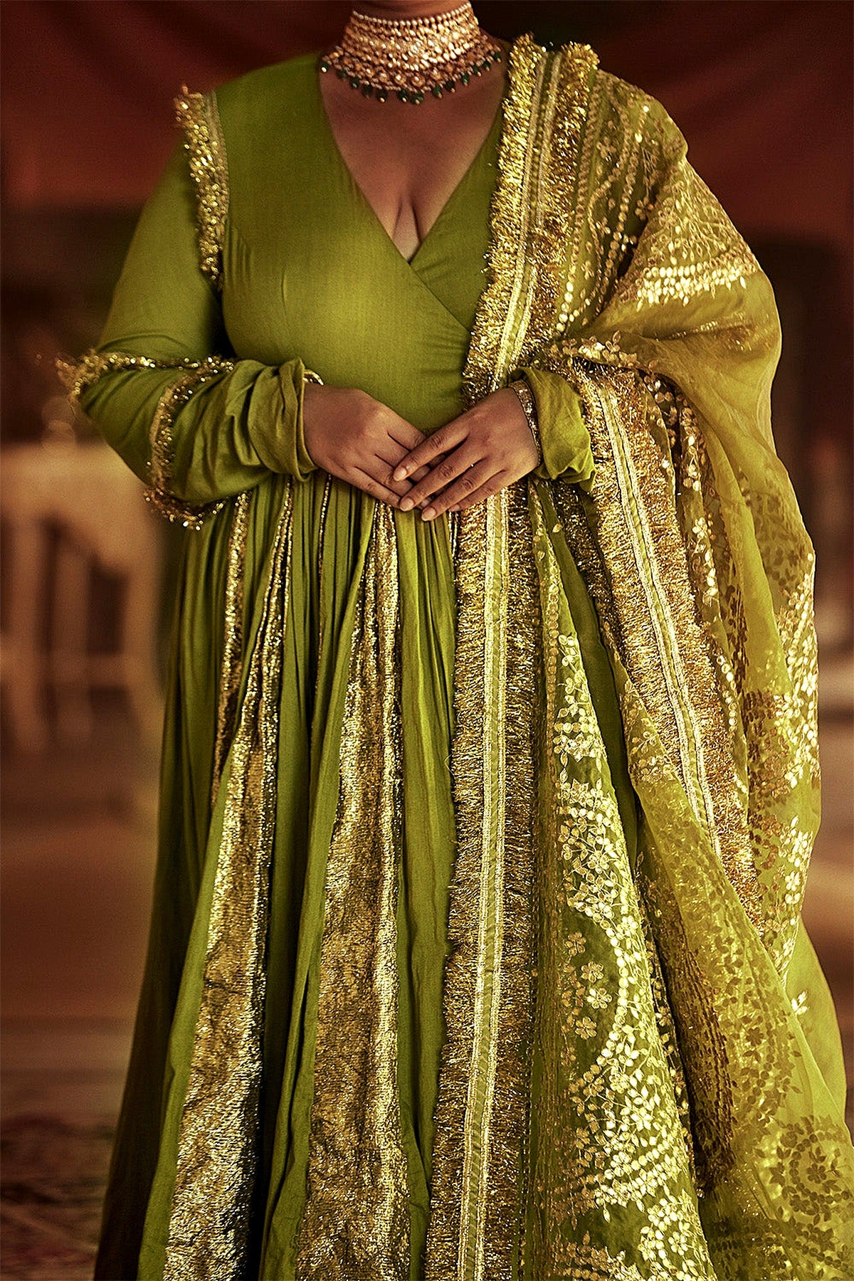 Taheera Angrakha Set