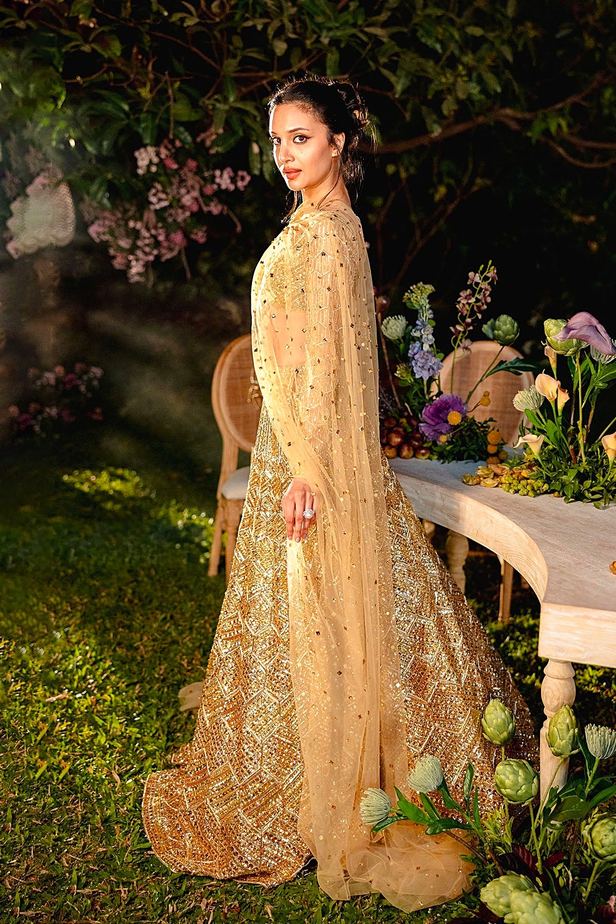 Golden Reverie Lehenga Set
