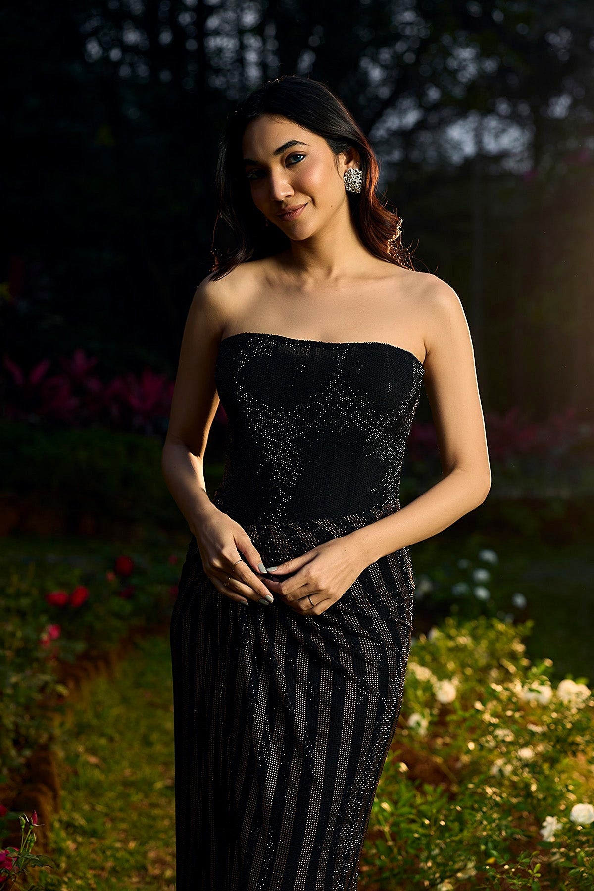 Shyamal Sona Crystal Gown