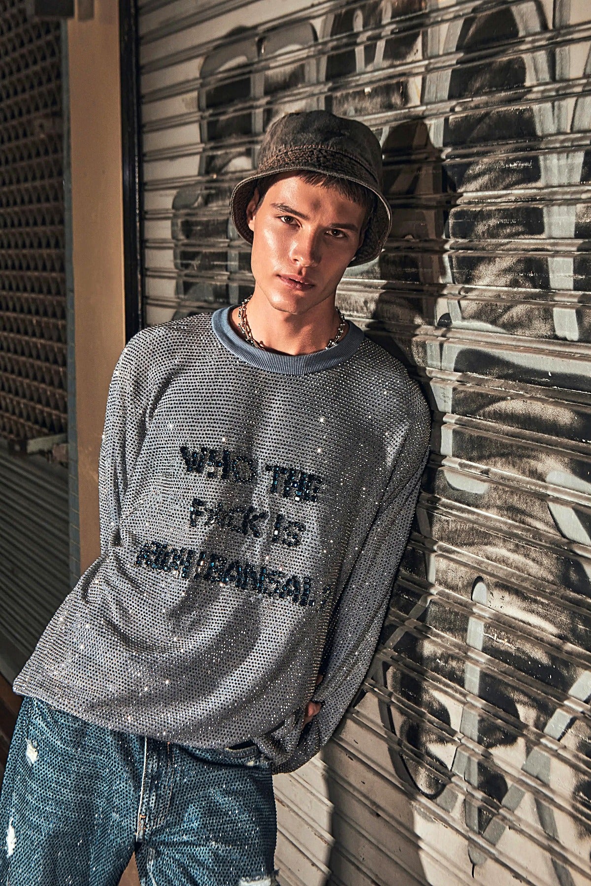 Noir Sweatshirt Set