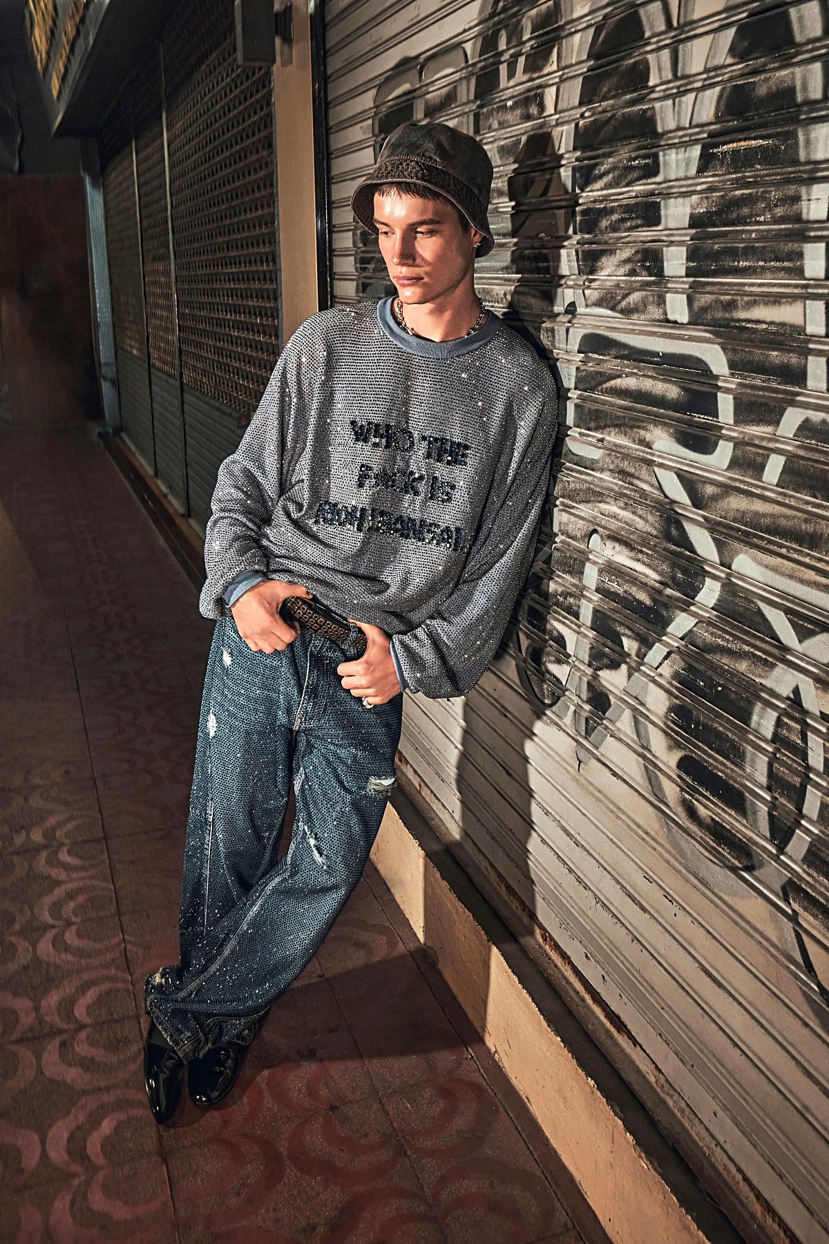 Noir Sweatshirt Set