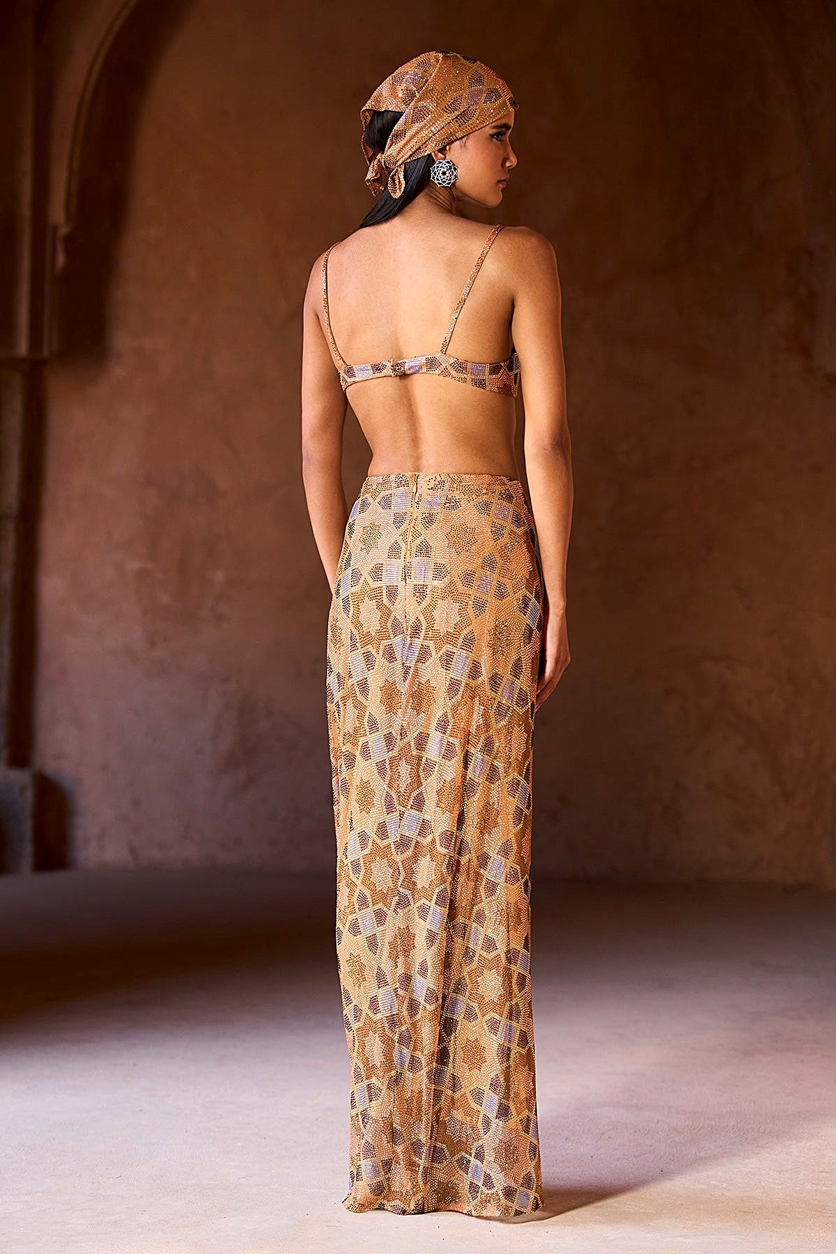 Safa Cape and Skirt Set