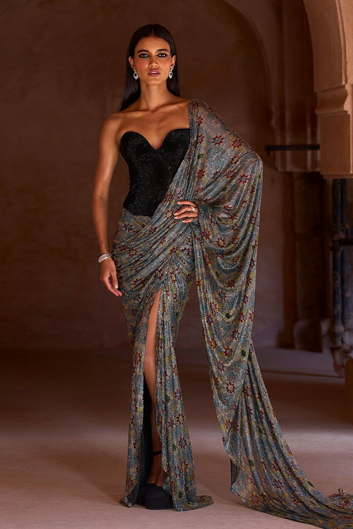 Sana Corset Saree Set