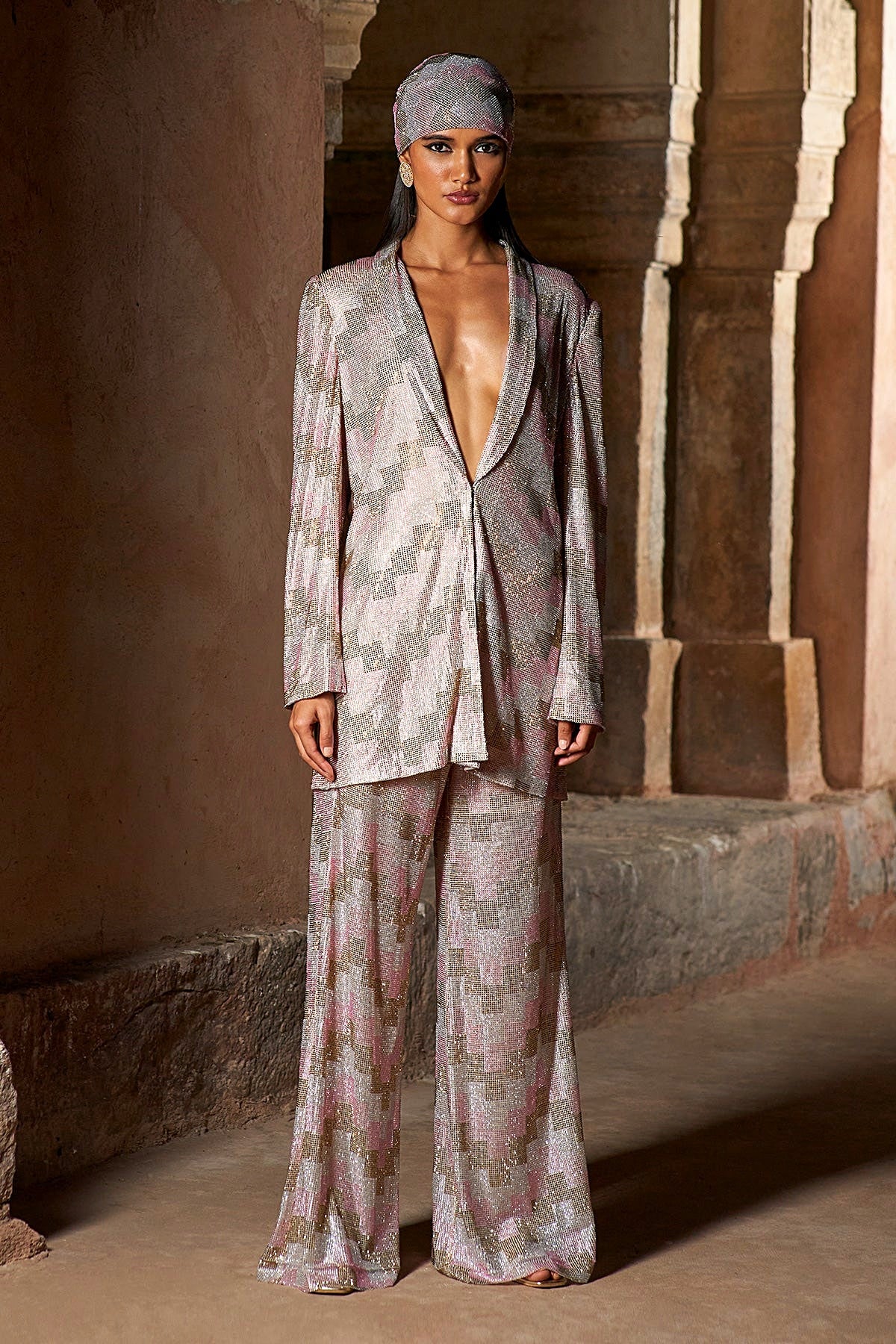 Farhana Blazer and Pants Set