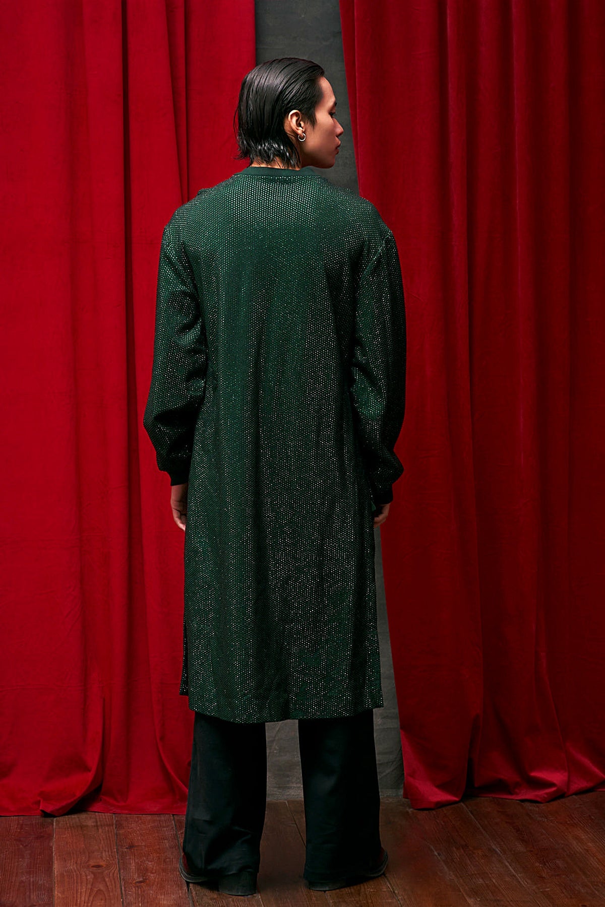 Jade Gem Long Sweatshirt Set