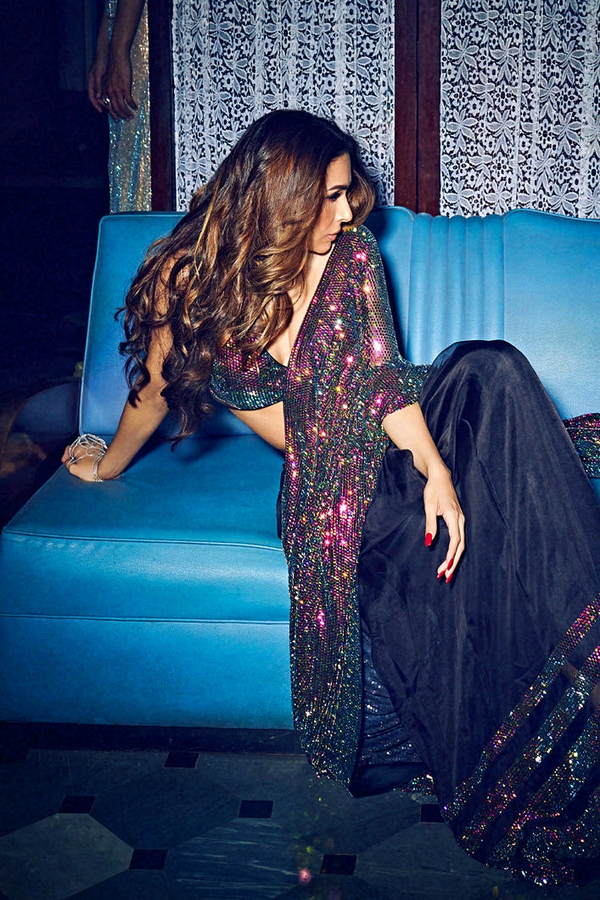 Malaika Arora in Square Crystal Drape