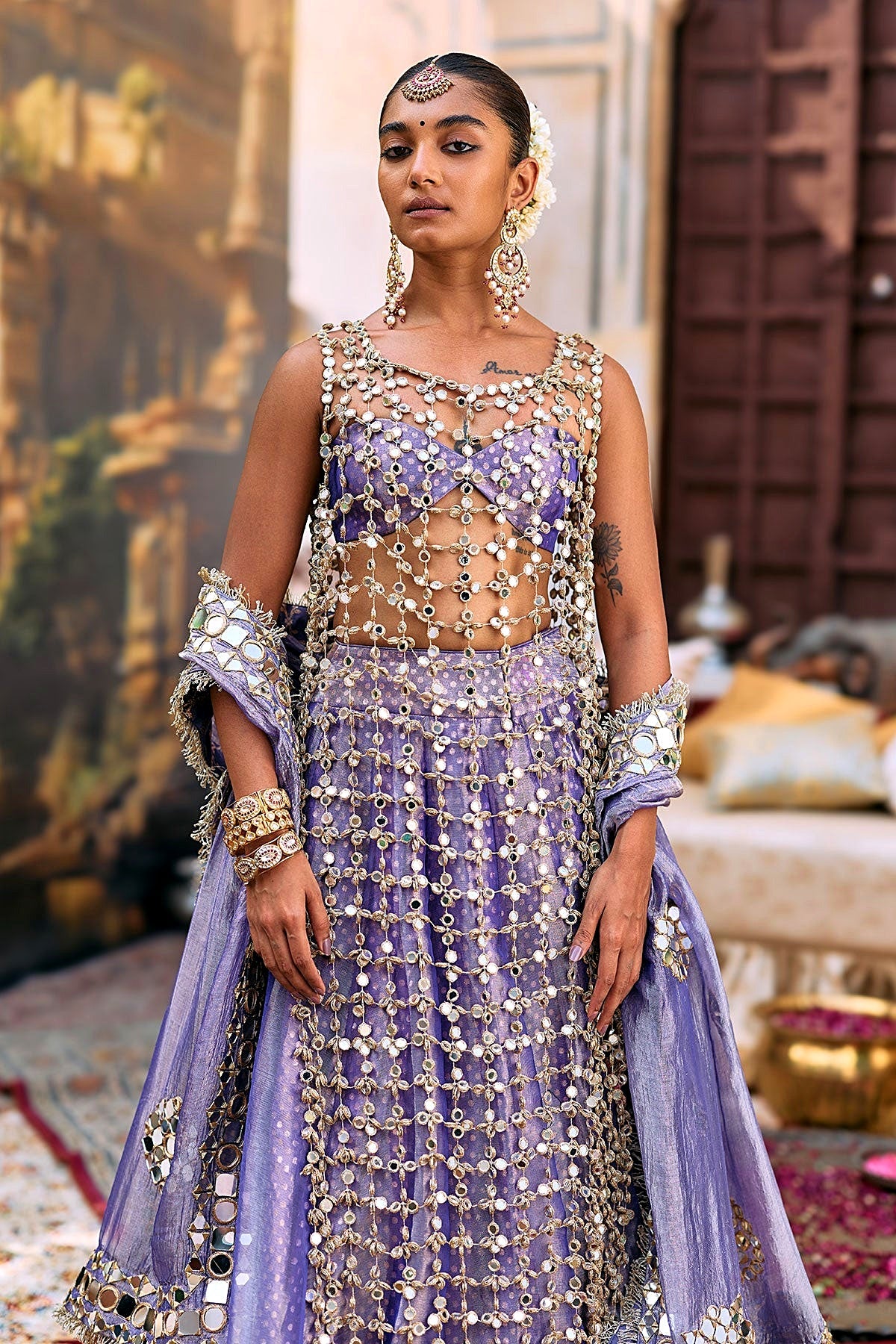 Prabha Lehenga Set with Dupatta