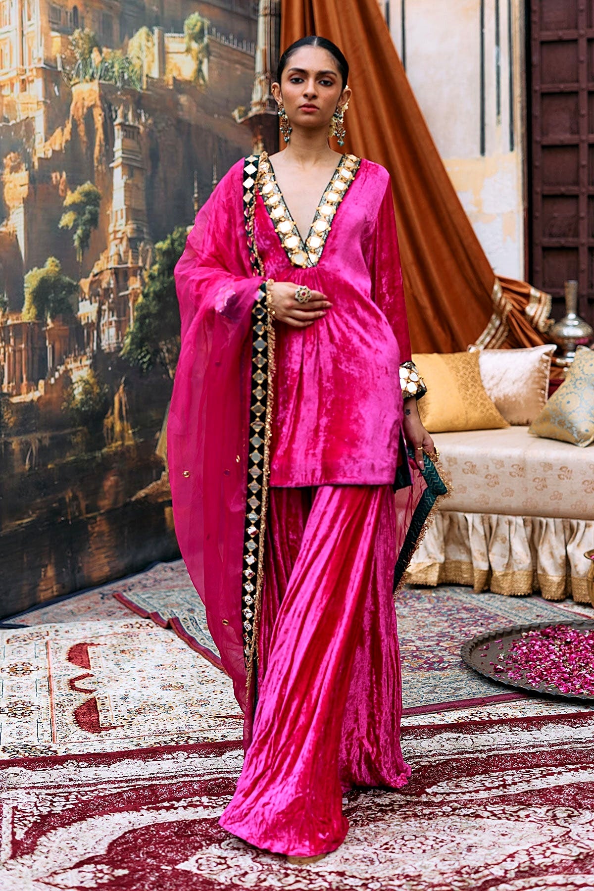 Gulaab Makhmal Khayal Suit