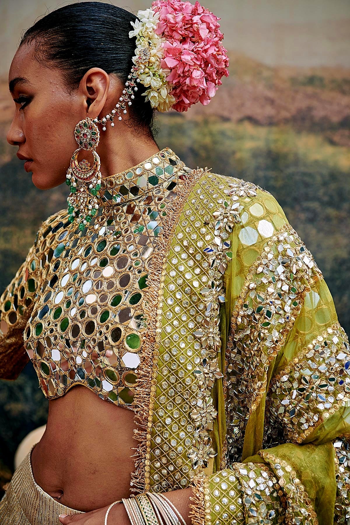Sheesh Saanjh Lehenga