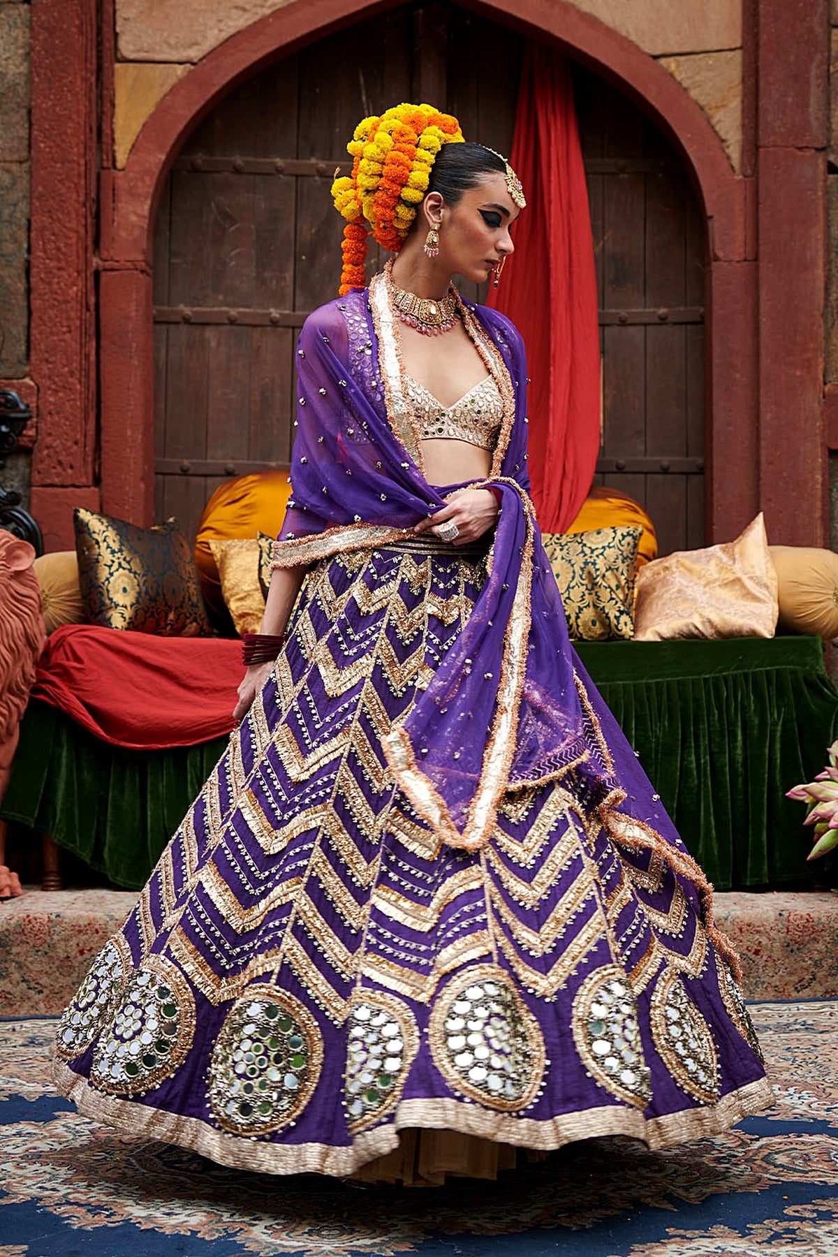 Ulfat Jamuni Lehenga