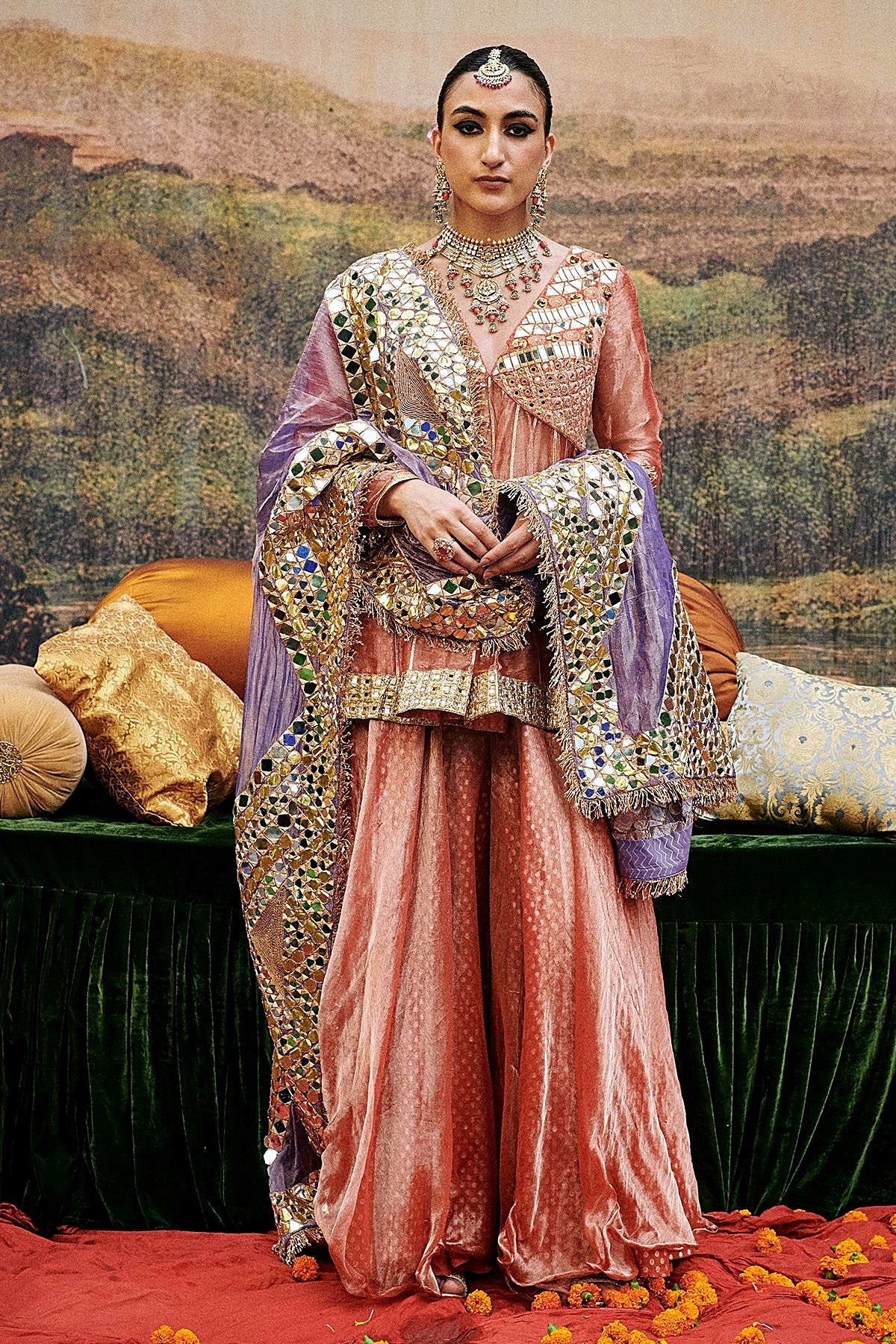 Arzoo Peplum Sharara Set