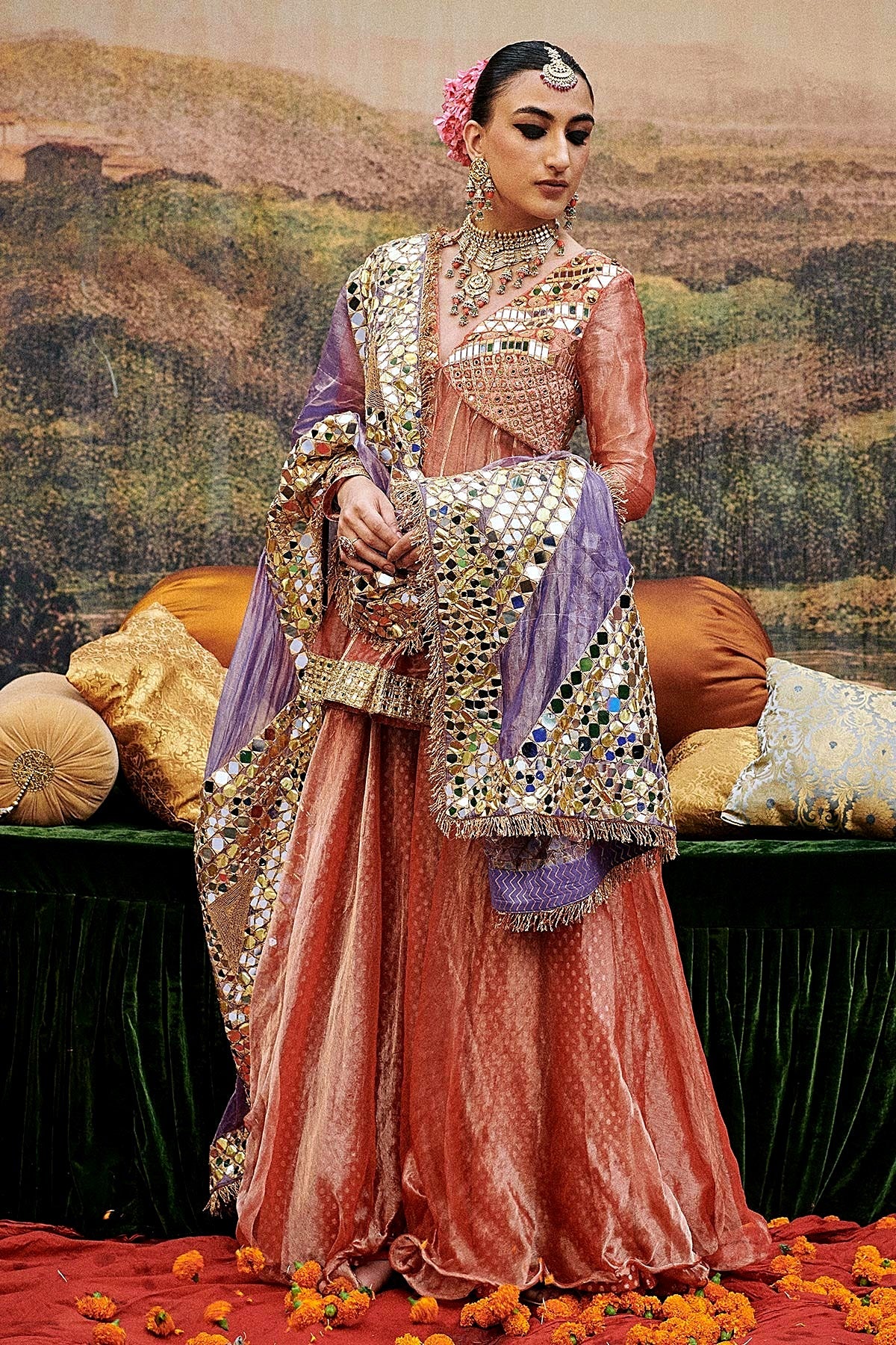 Arzoo Peplum Sharara Set