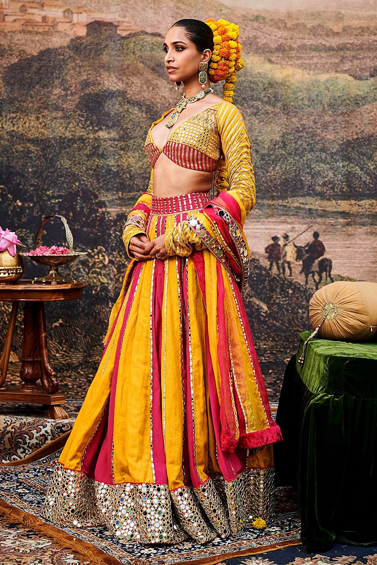Padma Peet Lehenga